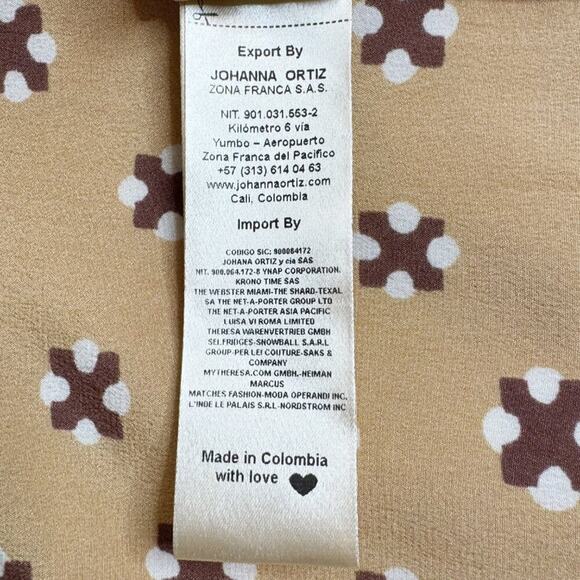 Johanna Ortiz Removable Skirt Overlay (from Low Tempo Shirtdress) – 100% Silk 4 - Picture 11 of 13